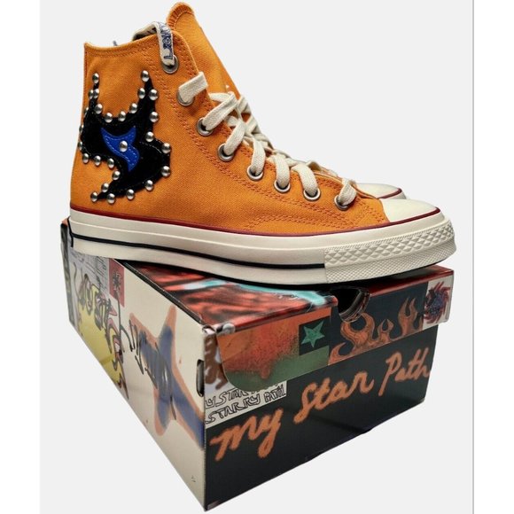 Converse Other - 2022 Converse Come Tees x Chuck 70 High 'Star Light Path' Sun Orange M 8/ W 10